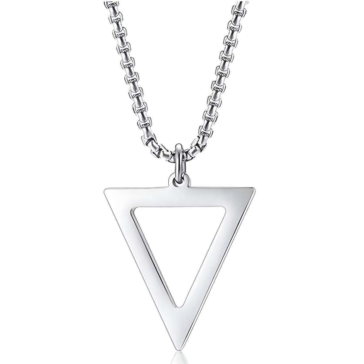 Ogrlica Simple Triangle - Srebrna