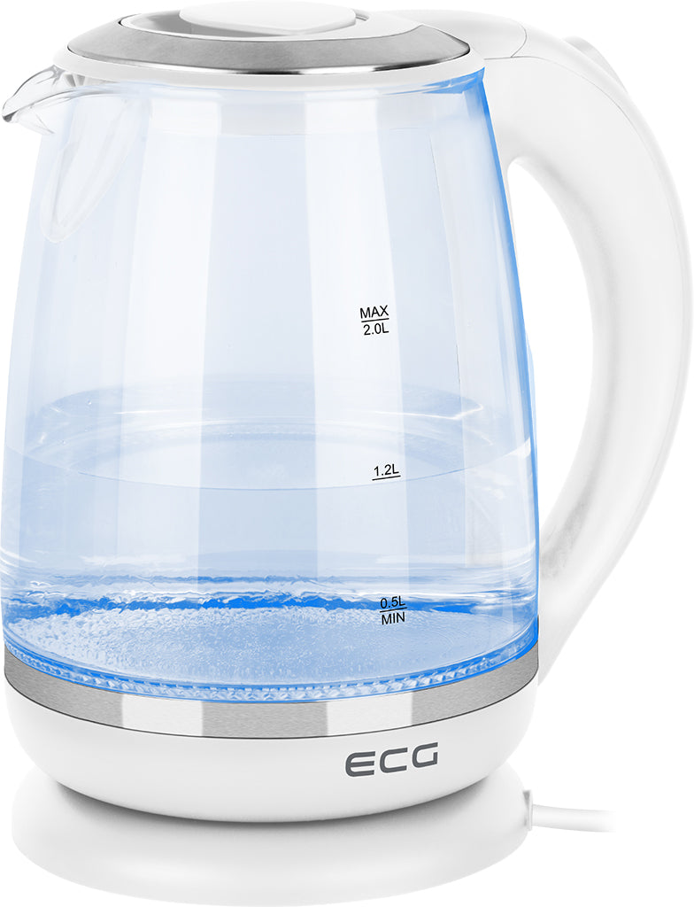 Kuhalo za vodu ECG RK 2020 White Glass