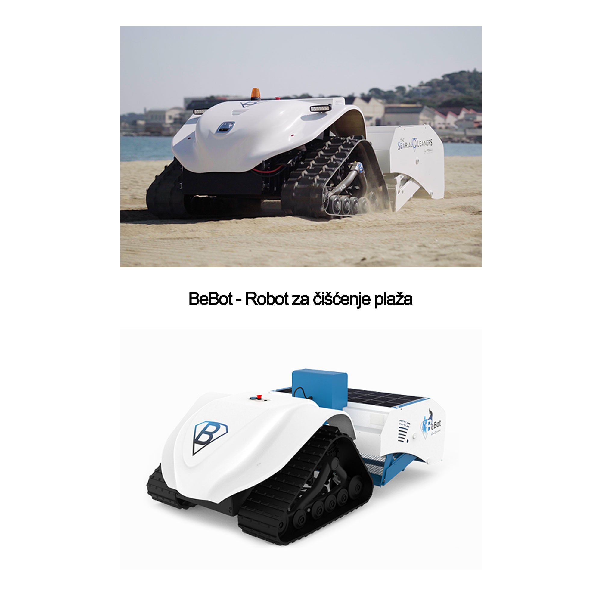 Robot čistač plaža BeBot