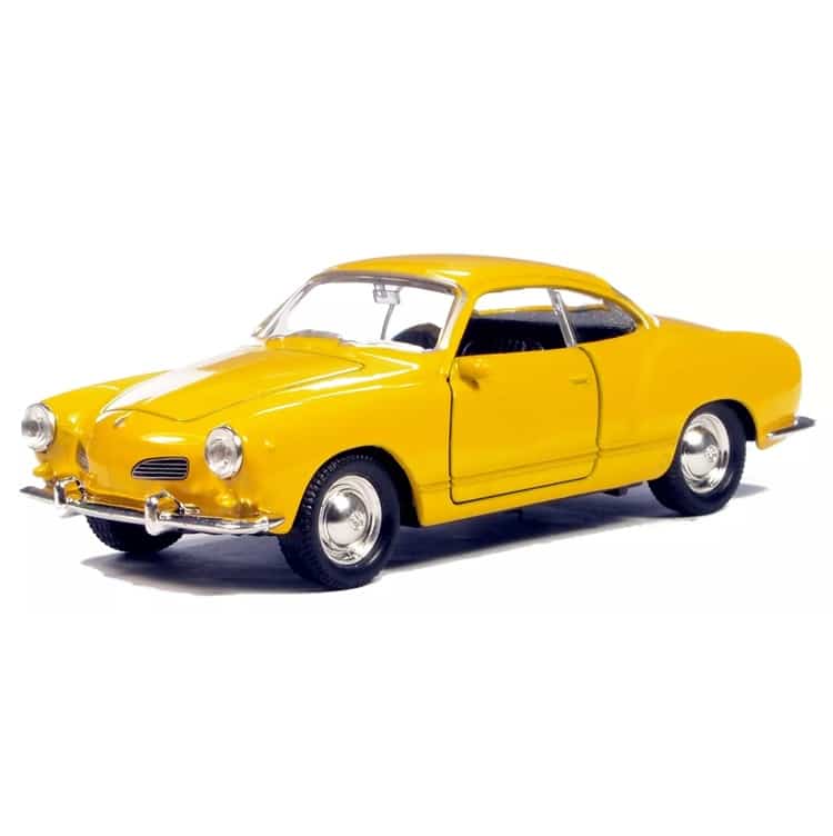 VW Karmann Ghia Coupe žuta 1:34