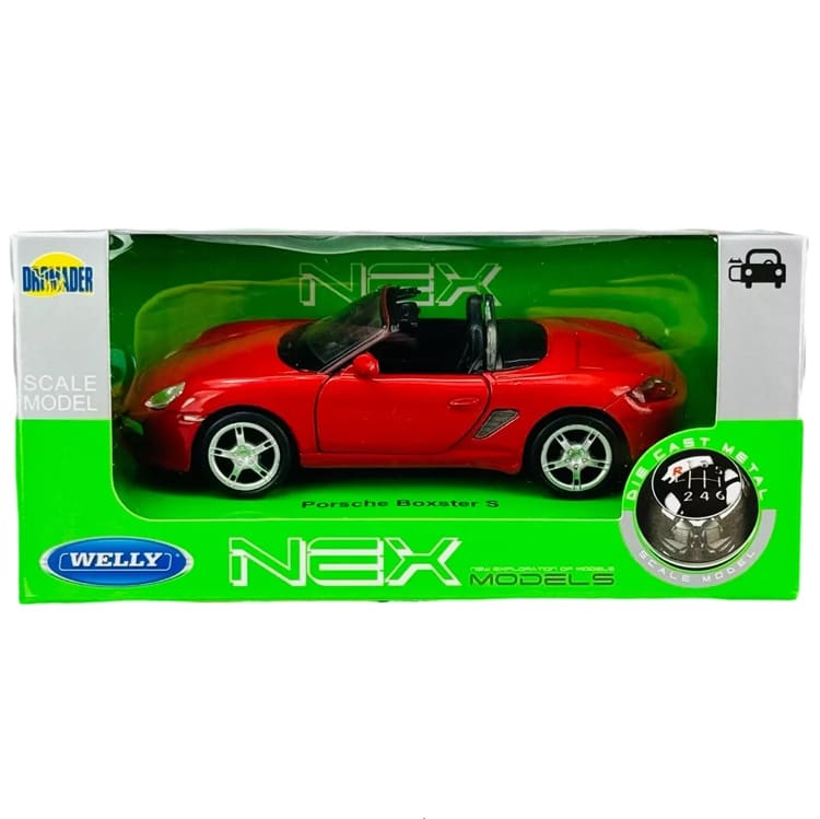 Porsche Boxster S crveni 1:34