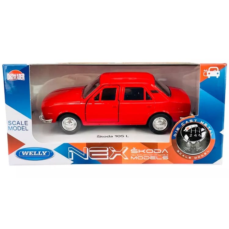 Škoda 105 L red 1:34