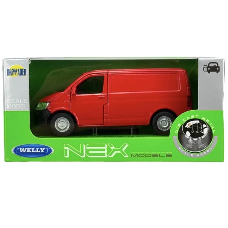VW Transporter T6 VAN crveni 1:34