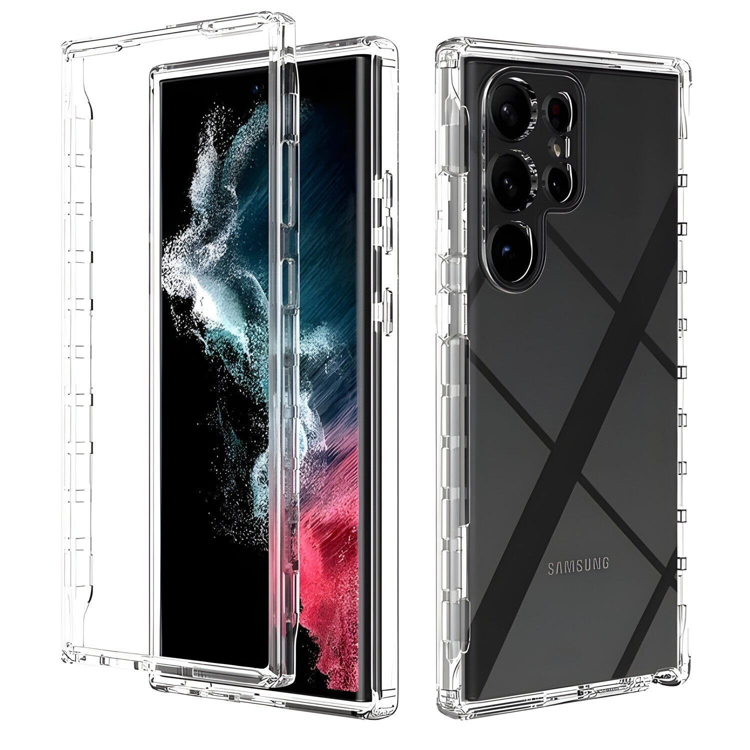 Przezračno zaštitno kućište za Samsung Galaxy S24 Ultra - Prozirna KP29150