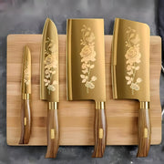 Set kuhinjskih noževa IL-33035 - Smeđa KP33035