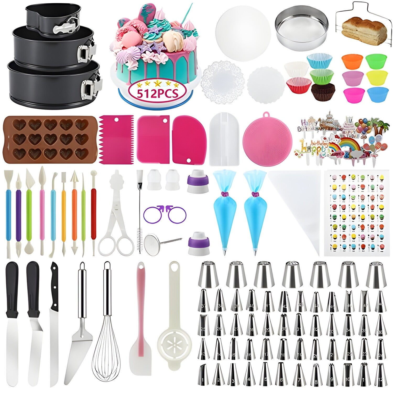 Set alata za pečenje - 512 kom KP18449