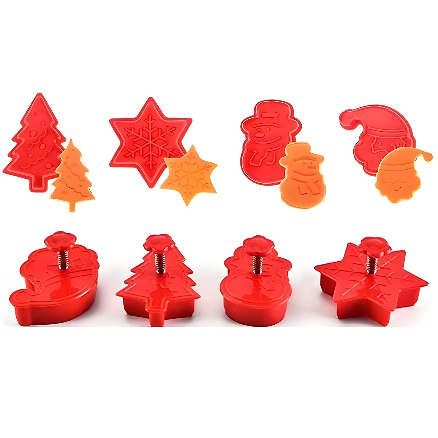 Set rezača za kolače Božić - Crvena KP30432