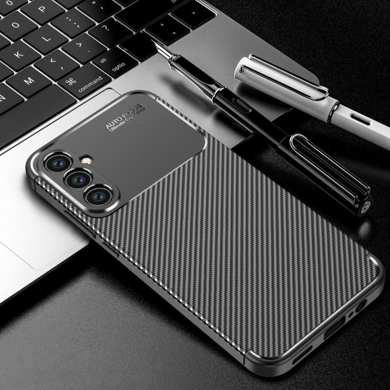 CARBON PREMIUM maska za SAMSUNG A34 5G črna