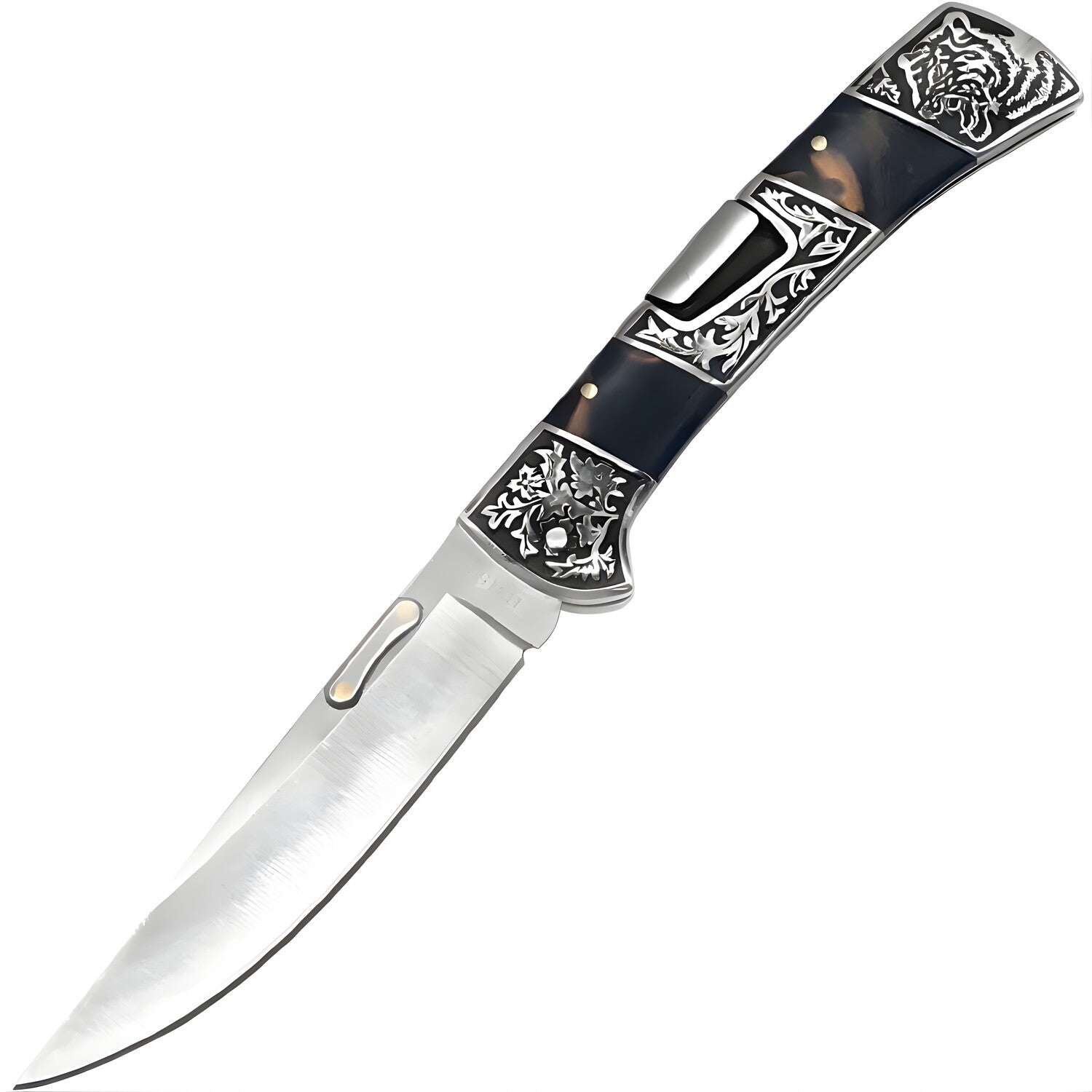 Vanjski preklopni nož A3159 - 24 / 10,3cm / Crna / Smeđa KP39398