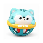 Baby senzorna zvečka Animal loptica 10 cm – 5 modela Mačka
