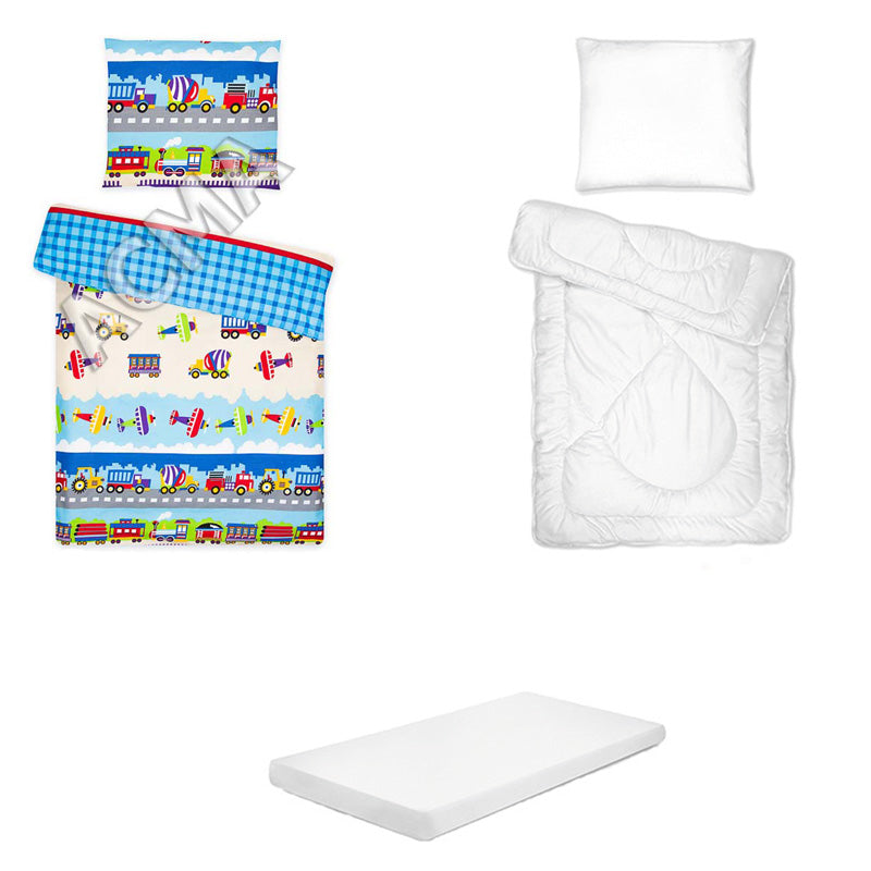 Posteljina set 5 elemenata za krevet 160x80 cm - Uzorak-20a