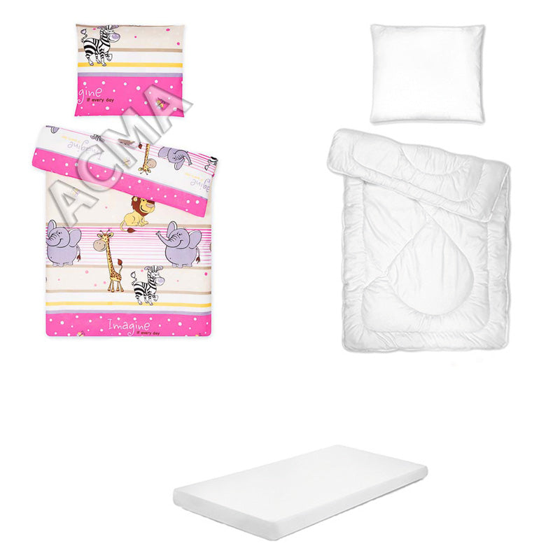 Posteljina set 5 elemenata za krevet 160x80 cm - Uzorak-22a