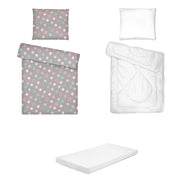 Posteljina set 5 elemenata za krevet 180x80 cm uzorak-29