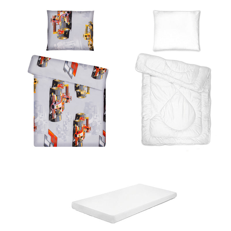 Posteljina set 5 elemenata za krevet 160x80 cm uzorak-31