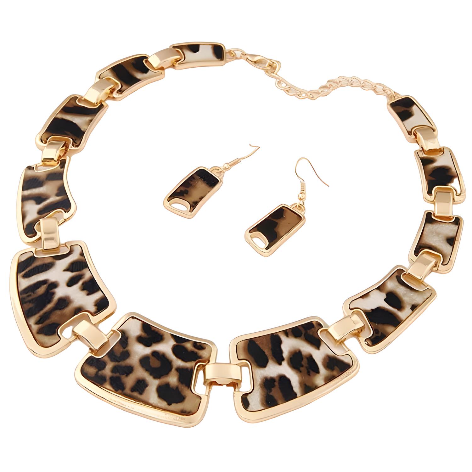 Set Leopard - Zlatna / Smeđa KP29710