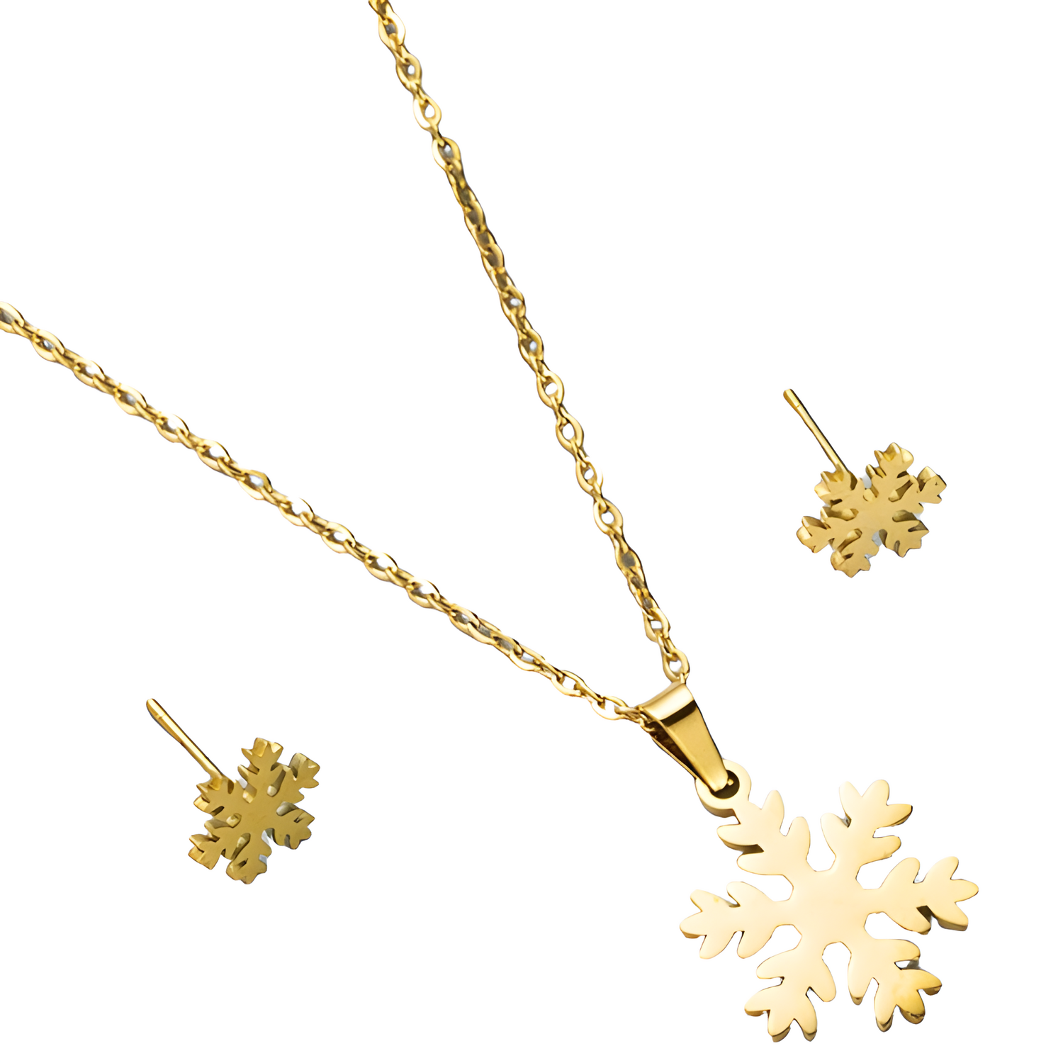 Set Snowflake pahulja - Zlatna KP21197