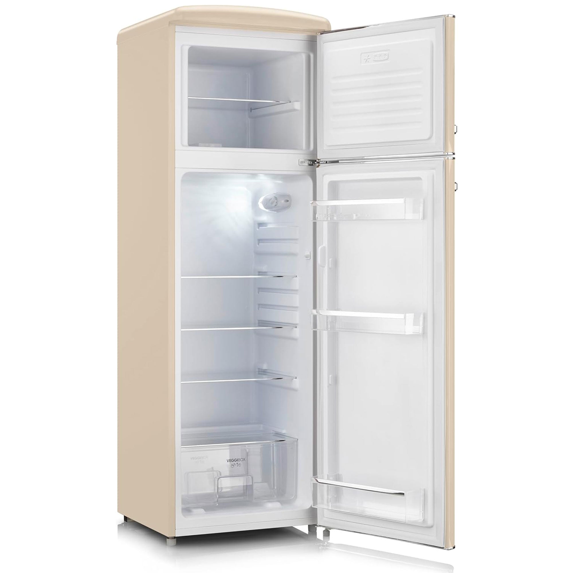 Severin Retro prostostoječi hladilnik, bež, 246 L, RKG 8985