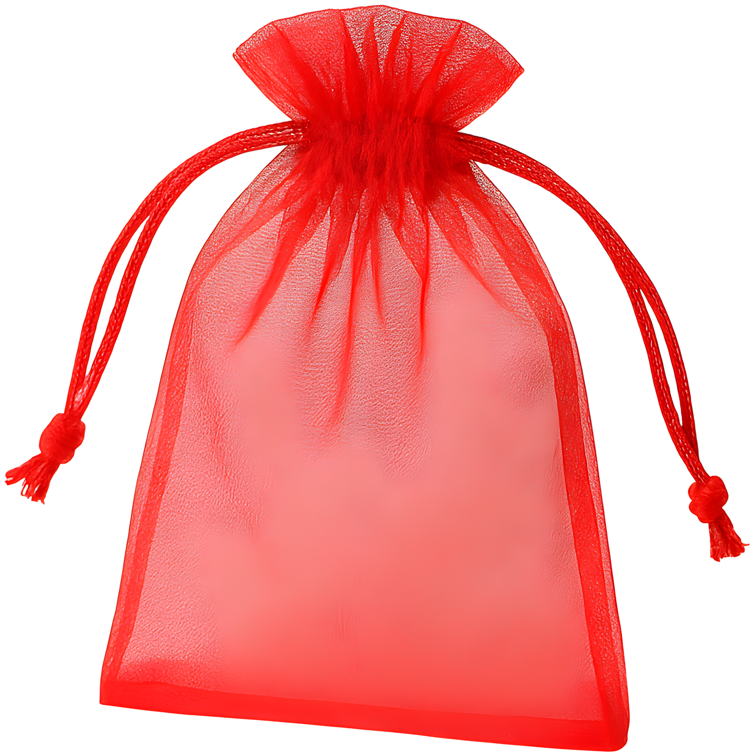 Poklon organza vrećica - Crvena / 10x12cm / 10kom KP38485
