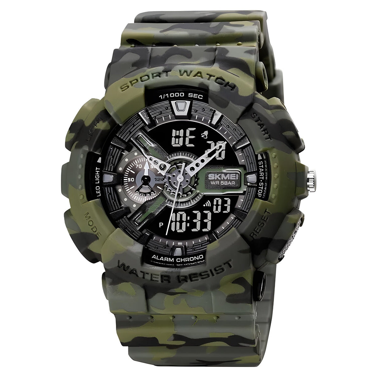 Sat SKMEI LE-22410 - Maskirna / Zelena KP22410