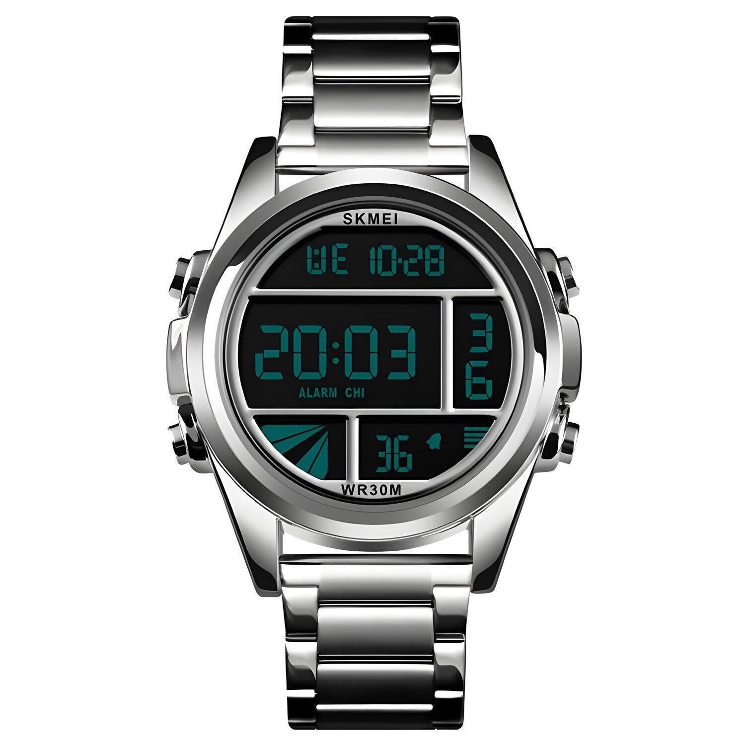 Sat SKMEI ME-23802 - Srebrna KP23802