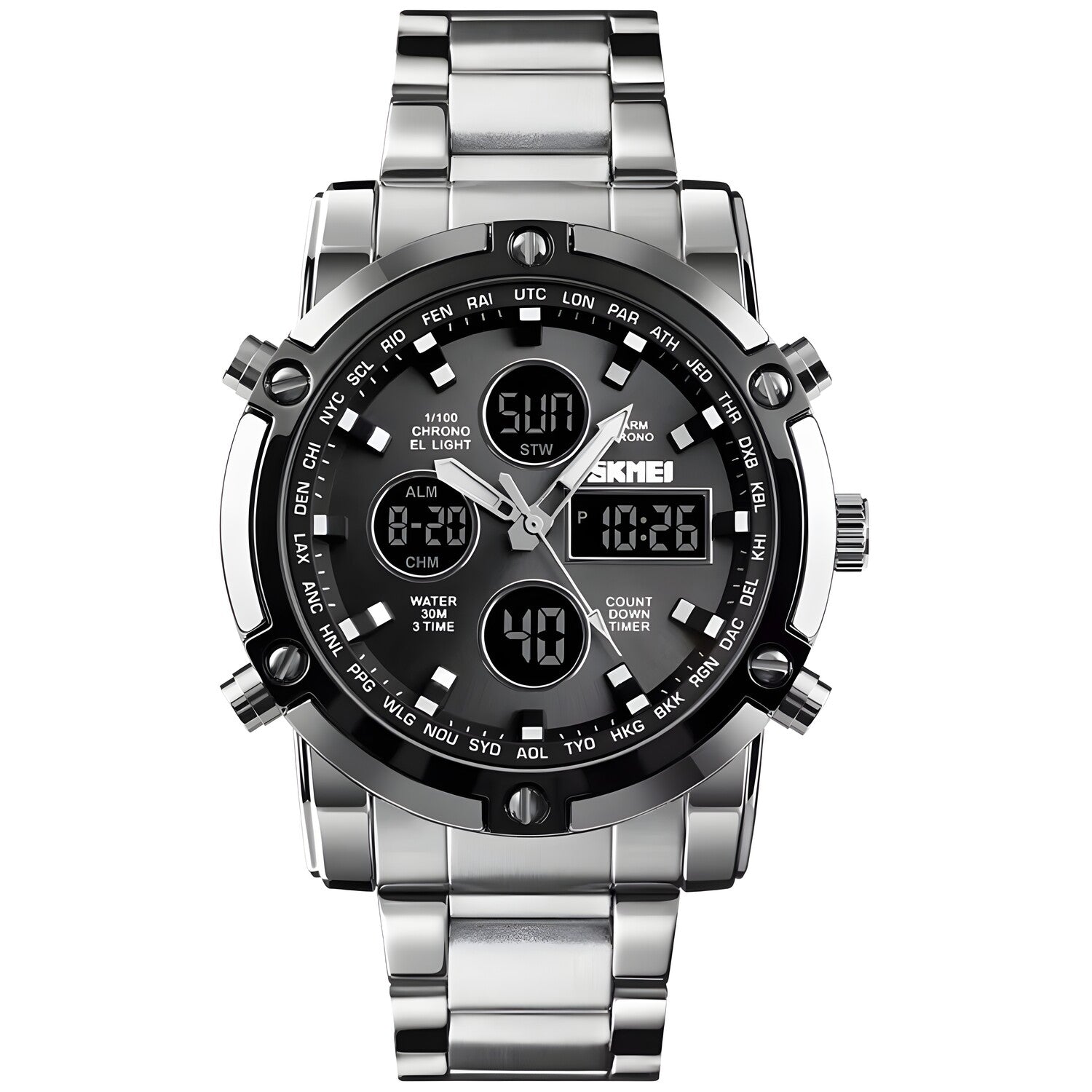 Sat SKMEI ST-35260 - Srebrna / Crna KP35260