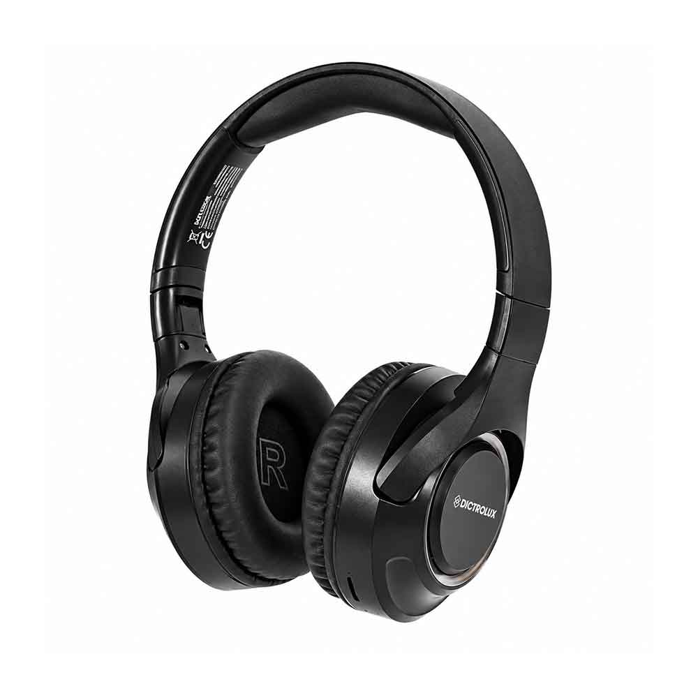 Bluetooth LED slušalice Dictrolux DLX216 – bijele ili crne Crna