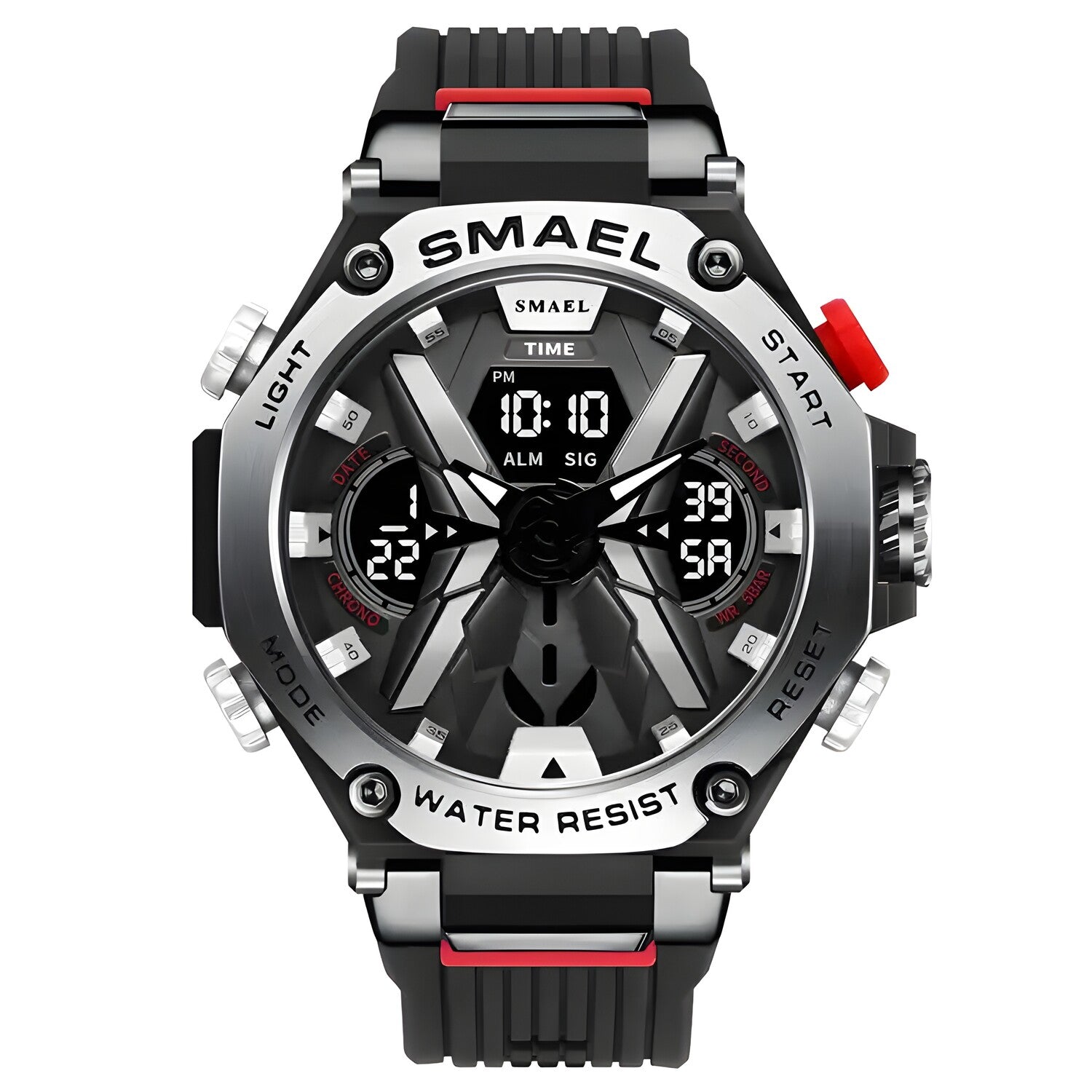 Sat SMAEL PE-29445 - Crna / Srebrna KP29445