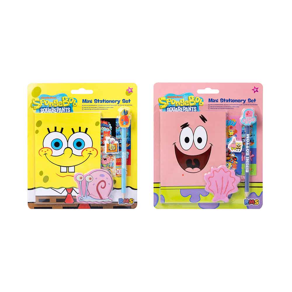 Spužva Bob Skockani mini set za pisanje