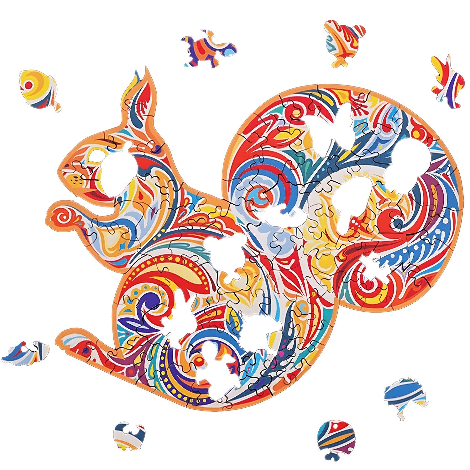 Drvene puzzle - Squirrel / M KP21898