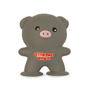 Ljepljiva antistres igračka Praščić Sticky Pig 9 cm Siva