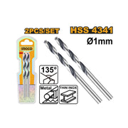 Svrdlo HSS 1mm - 2kom set DBT1200014 INGCO DIN 338