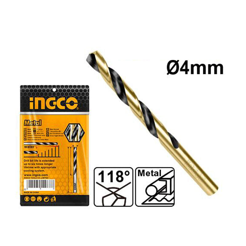 Svrdlo HSS 4mm - DBT1100403 INGCO DIN 338