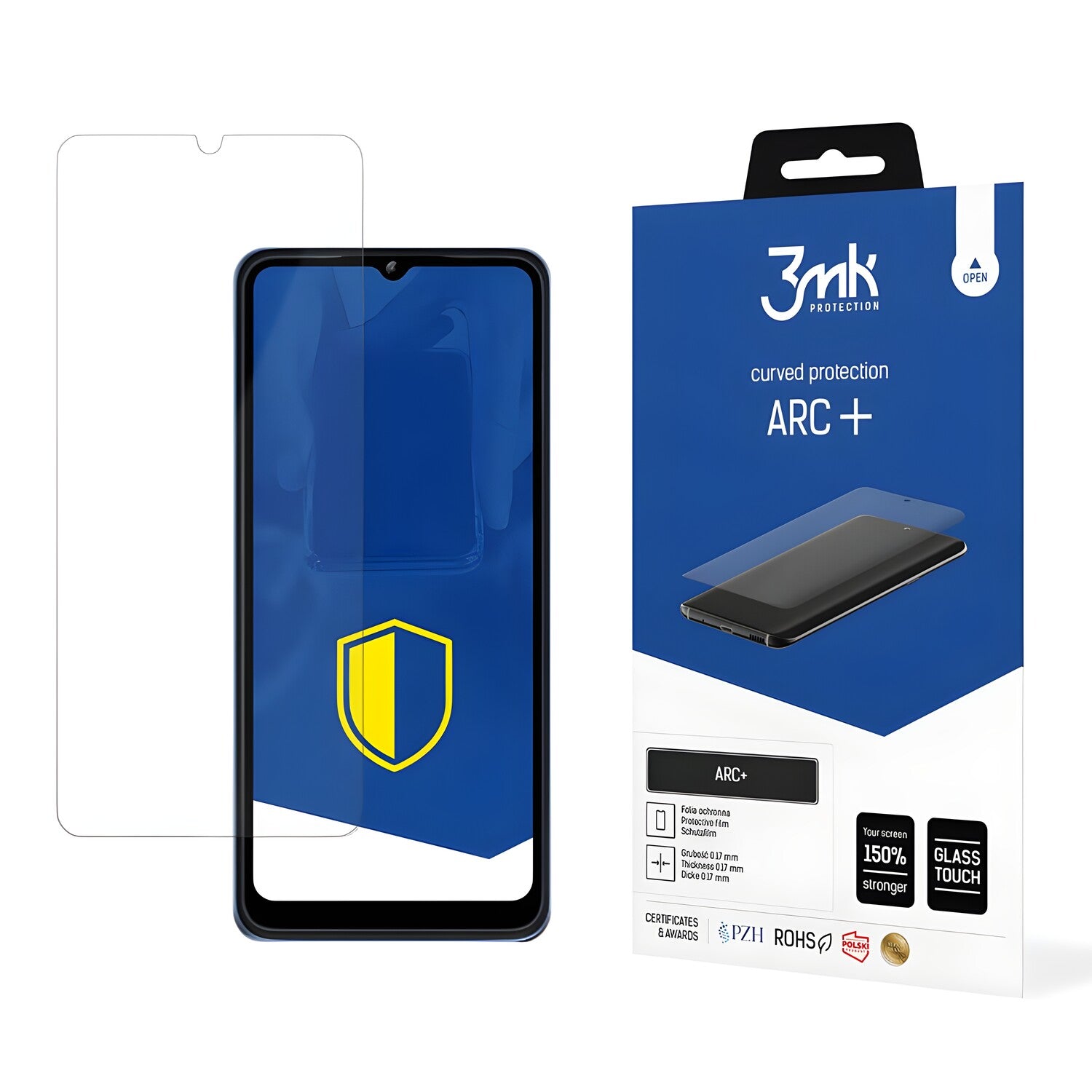 3mk Arc+ zaštitna folija za T-Mobile T Phone/Revvl 6 5G - Prozirna KP23420