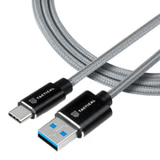 Tactical Aramid ekstra čvrsti kabel USB-A/USB-C - 0.3m - Siva KP31189