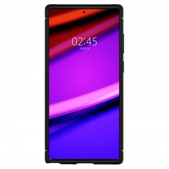 ETUI SPIGEN RUGGED ARMOR ZA SAMSUNG GALAXY S22 ULTRA - MAT ČRNA