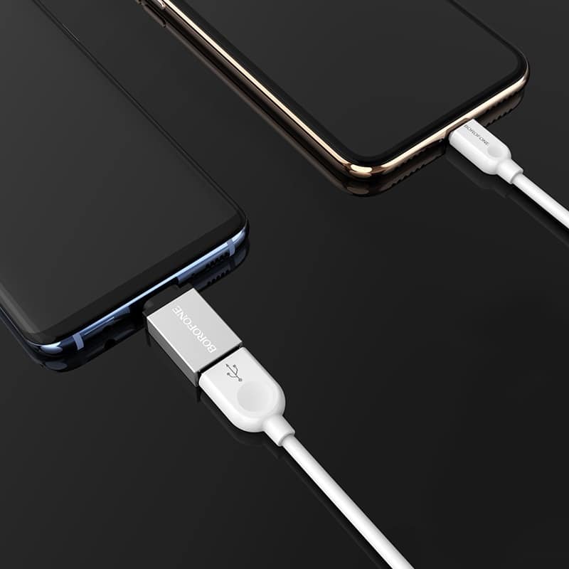 BOROFONE ADAPTER BV3 OTG - USB V TYPE C