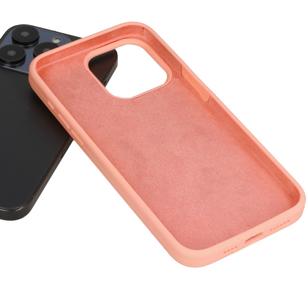 SILIKONSKA LITE MASKA ZA IPHONE 13 boja breskve