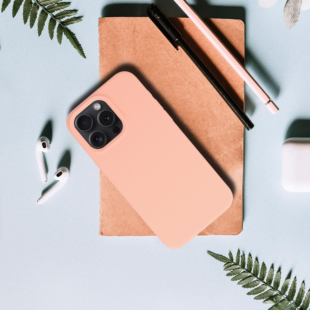 SILIKONSKA LITE MASKA ZA IPHONE 13 boja breskve