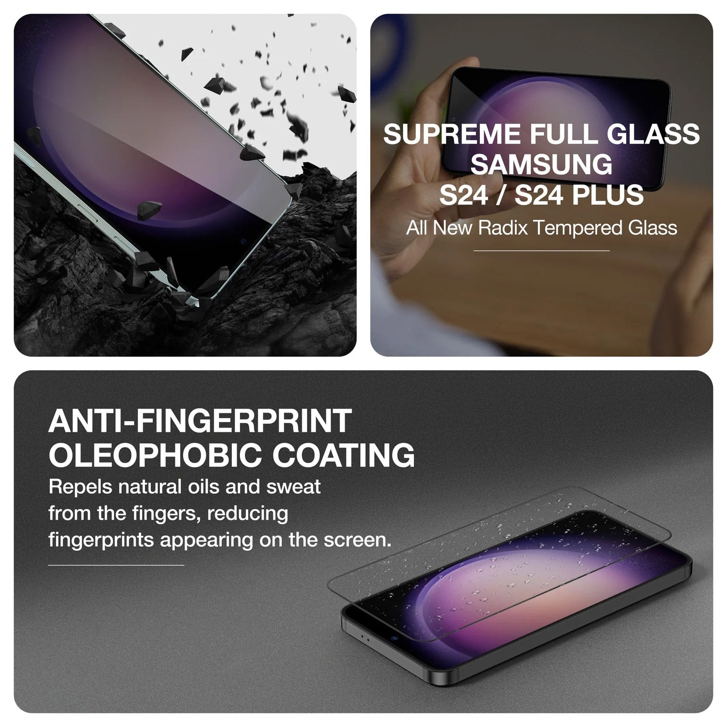 AMAZING THING RADIX FULL GLASS KALJENO STEKLO ZA SAMSUNG GALAXY S24/S25