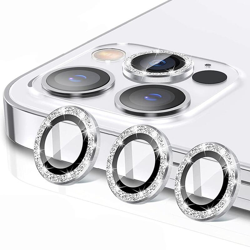 KALJENO STEKLO HARD DIAMOND ZA KAMERO (LEČE) ZA IPHONE 14 PRO/14 PRO MAX SILVER (LEČE 3 KOSI)