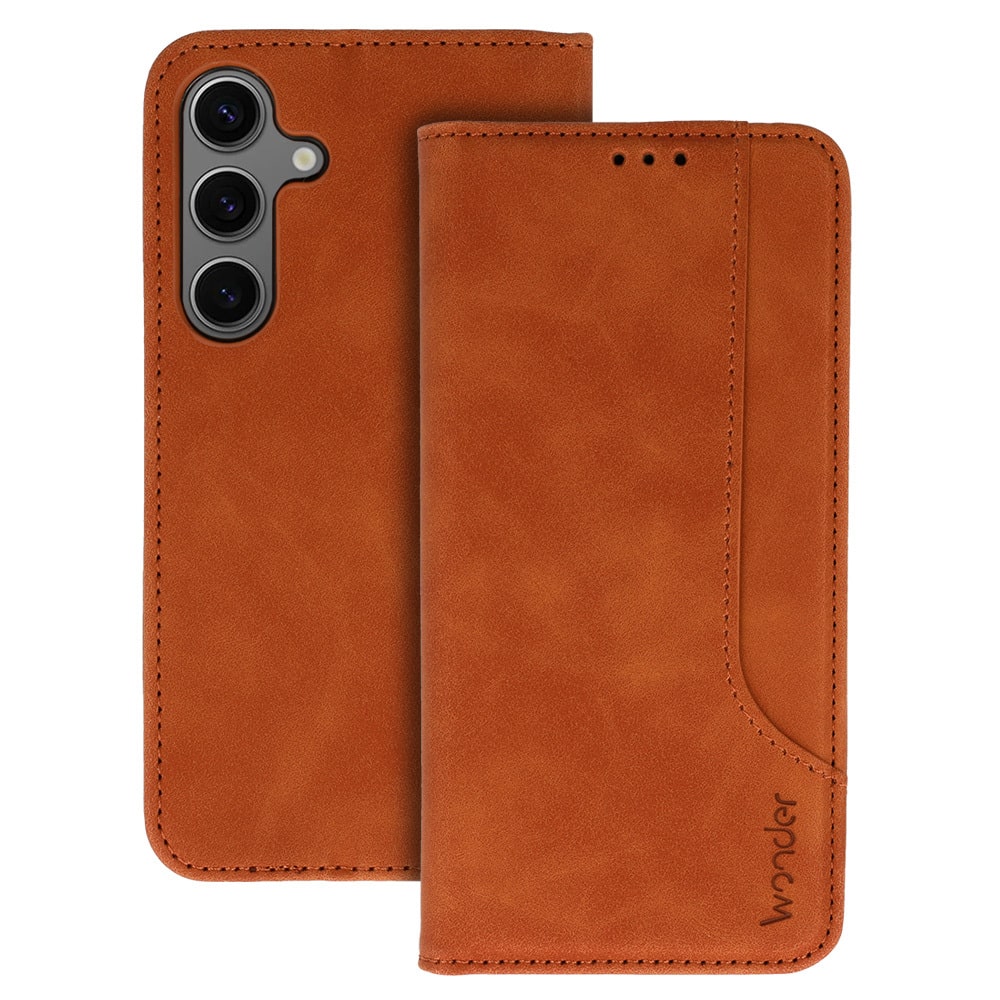 WONDER PRIME PREMIUM PREKLOPNA MASKA ZA SAMSUNG GALAXY A15 4G/5G BROWN