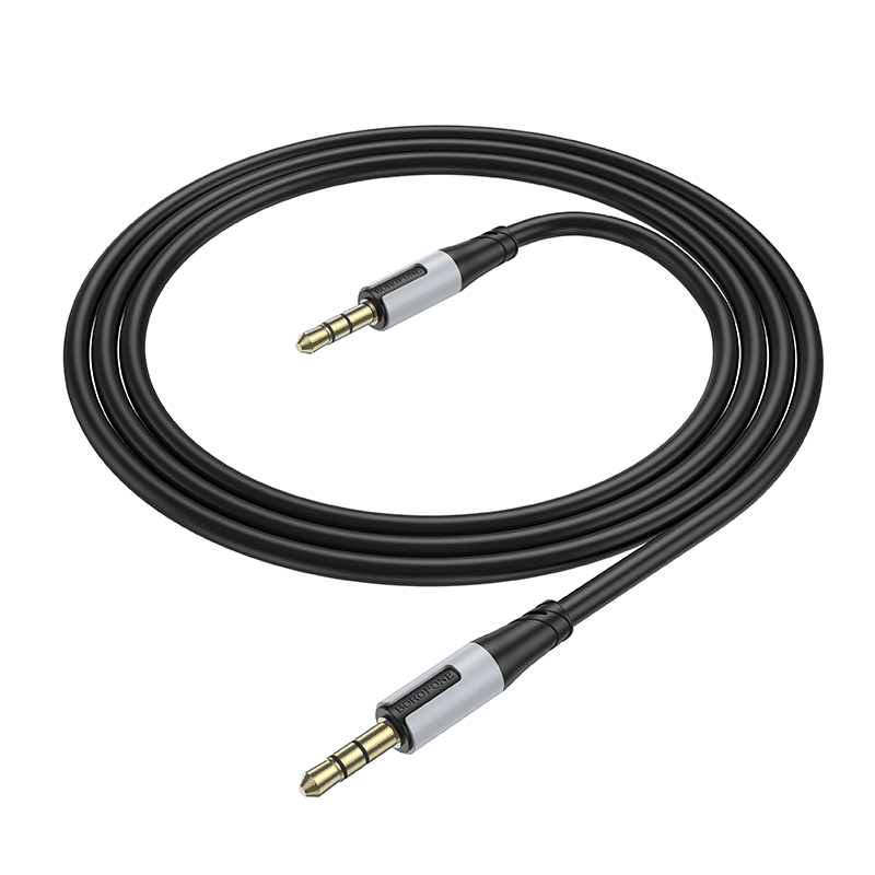 Borofone kabel BL19 Creator – 3,5 mm vtič na 3,5 mm vtič – 1 meter črn