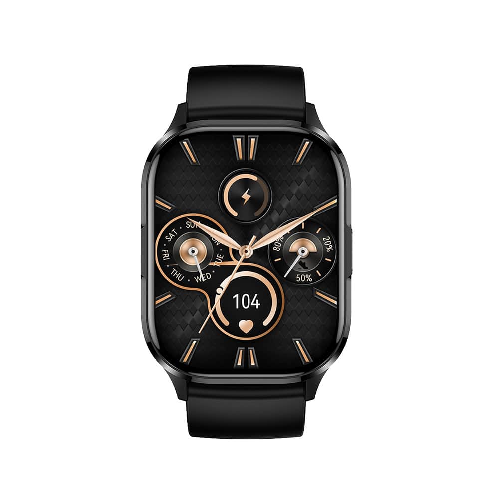 Pametna ura Blavec Smartwatch W18 Hellia HD AMOLED - črna