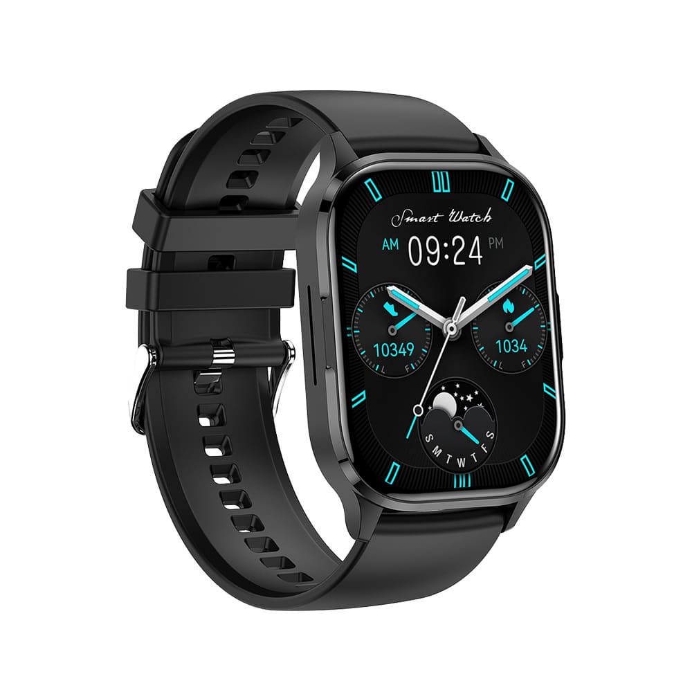 Pametna ura Blavec Smartwatch W18 Hellia HD AMOLED - črna