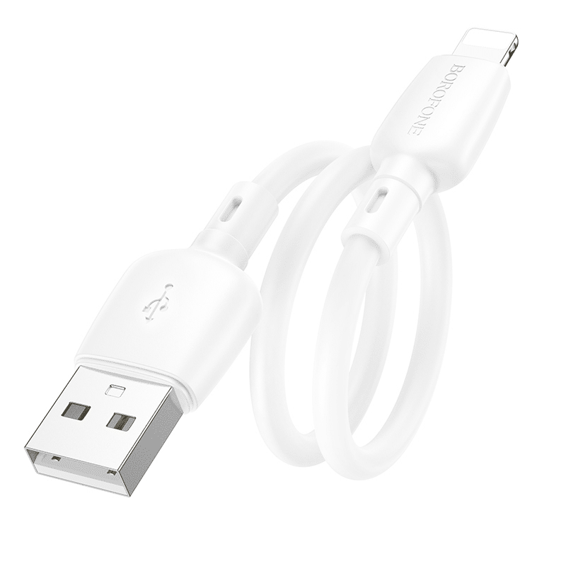 Borofone kabel BX93 Super Power - USB v Lightning - PD 20W - 25 cm bel
