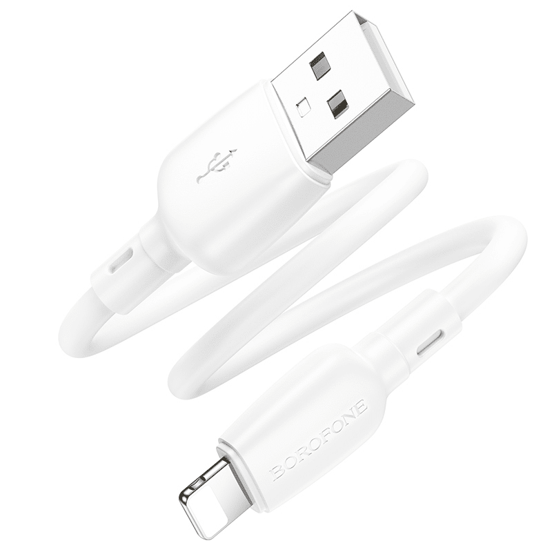 Borofone kabel BX93 Super Power - USB v Lightning - PD 20W - 25 cm bel