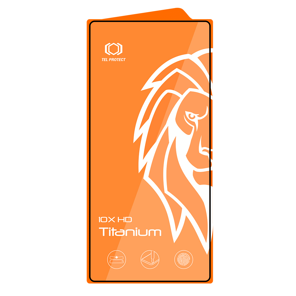 Kaljeno steklo Tel Protect 10X HD Titanium za Samsung Galaxy S25 Ultra (z odklepanjem s prstnim odtisom)