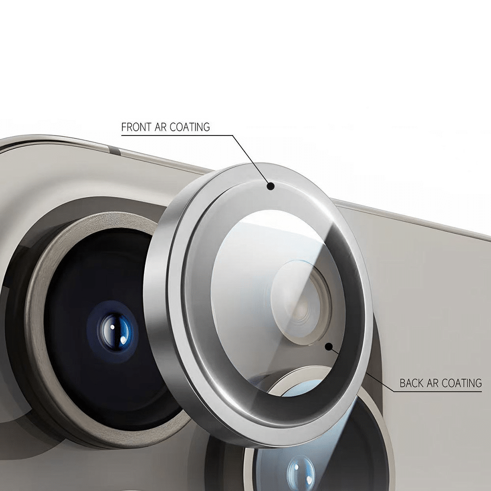 Kaljeno staklo Tel Protect Titanium Lens 99% AR na kameri za Samsung Galaxy S25 Plus transparent (leće 3 kom.)