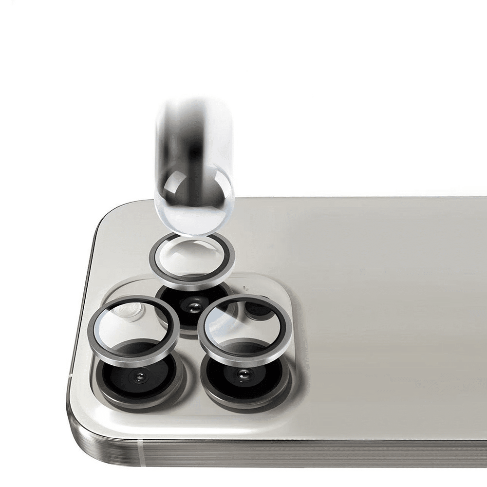 Kaljeno staklo Tel Protect Titanium Lens 99% AR na kameri za Samsung Galaxy S25 Plus transparent (leće 3 kom.)