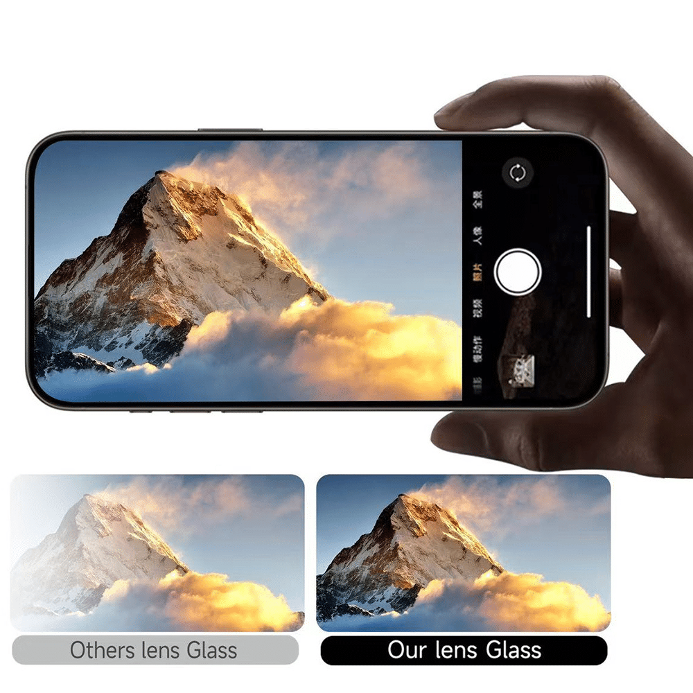 Kaljeno steklo Tel Protect Titanium Lens 99 % AR na kameri za Samsung Galaxy S25 Ultra transparent (leče 5 kos)